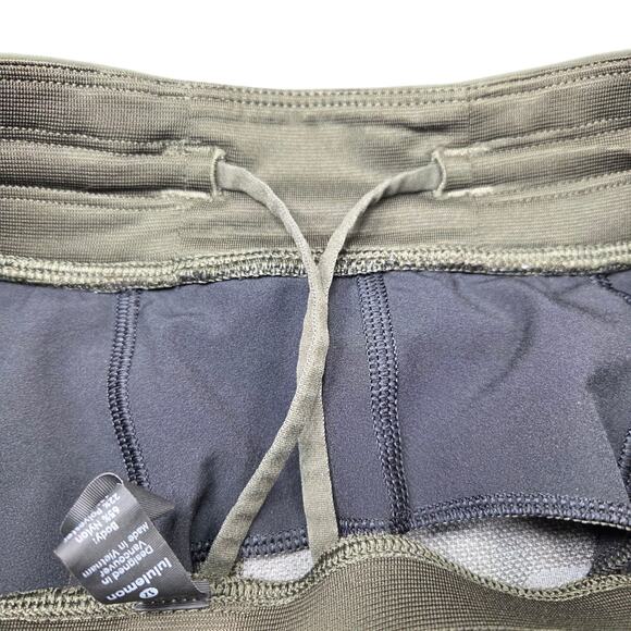 Lululemon Shorts Mens Small Green Camo T.H.E. Short 9" Inseam Linerless Athletic - Picture 7 of 11